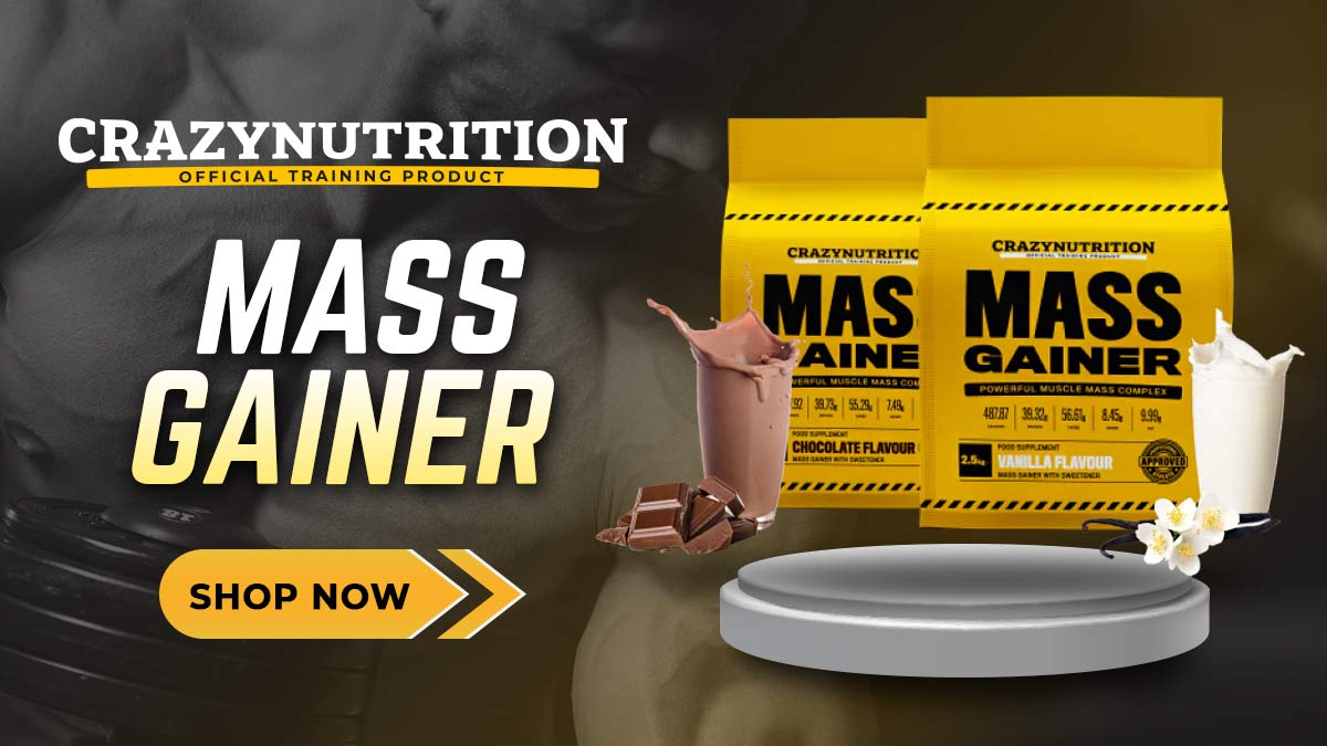 Crazy Nutrition Mass Gainer Protein Powder