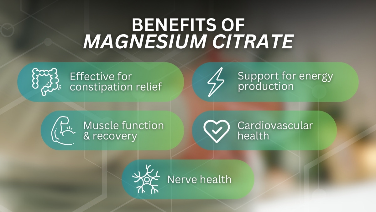 Benefits of Magnesium Citrate